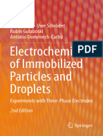 Electrochemistry of Immobilized Particles and Droplets Experiments With Three-Phase Electrodes