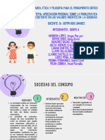 AREA ETICA Y FILOSOFIA PARA EL PENSAMIENTO CRITICO TEMA APRECIACION PERSONAL SOBRE LA PROBLEMATICA EXISTENTE EN LOS VALORES VIGENTES EN LA SOCIEDAD DOCENTE Dr. Gemni Rios Linares INTEGRANTES  GRUPO 4 Apellidos  (3)