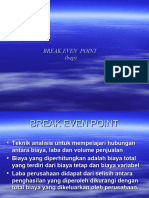 Break Even Point (Bep)