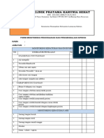 2.3.5 Form Monitoring Pencegahan Dan Pengendalian Infeksi