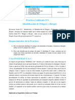 Práctica Calificada N°1 Identificación de Peligros - Grupo 2