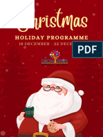 December Holiday Programme Look Book