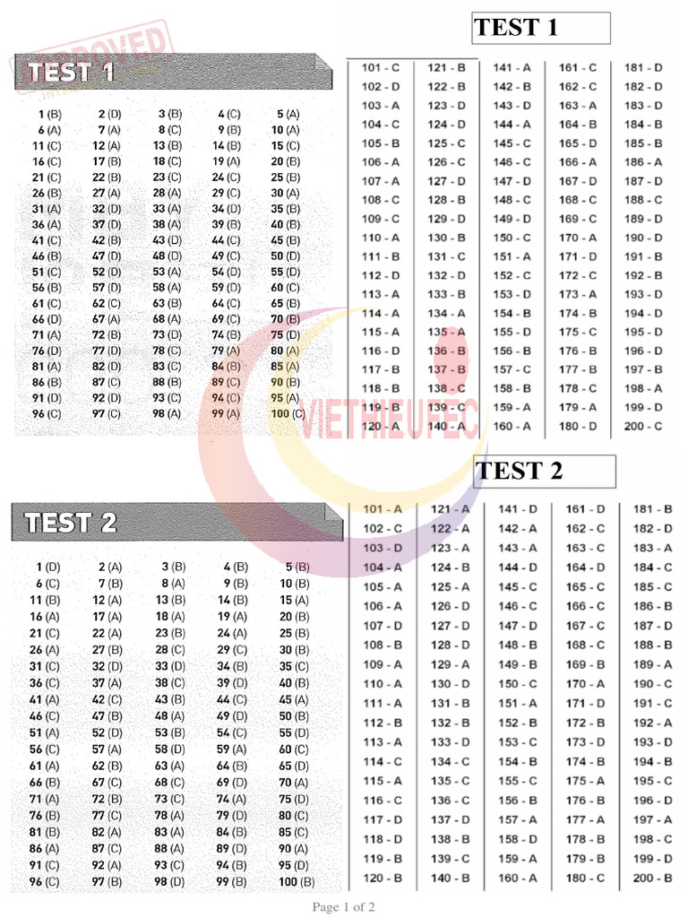 Key Test 1,2 _3. Phrase 1 (Approved) | PDF