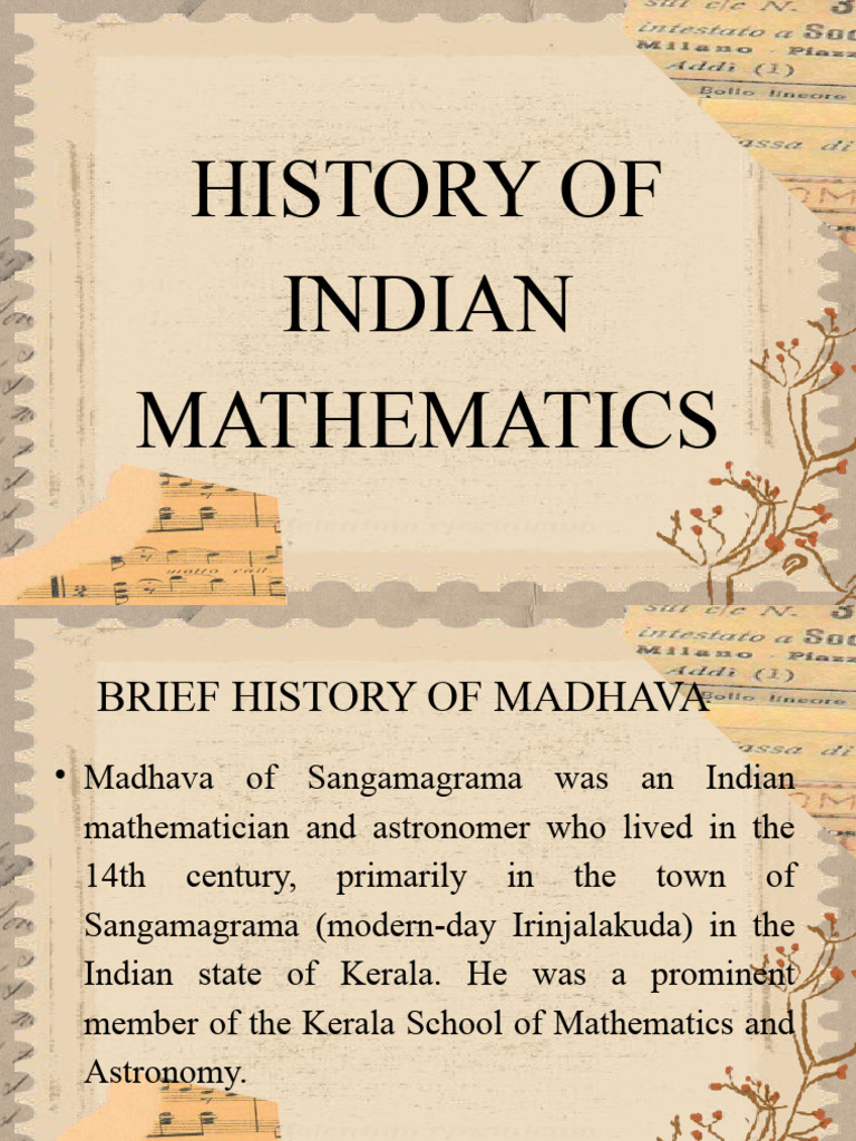 Indian Math PDF