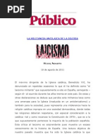La cia Antilaica de La Iglesia