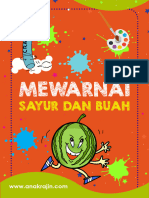 Mewarnai Sayur Dan Buah