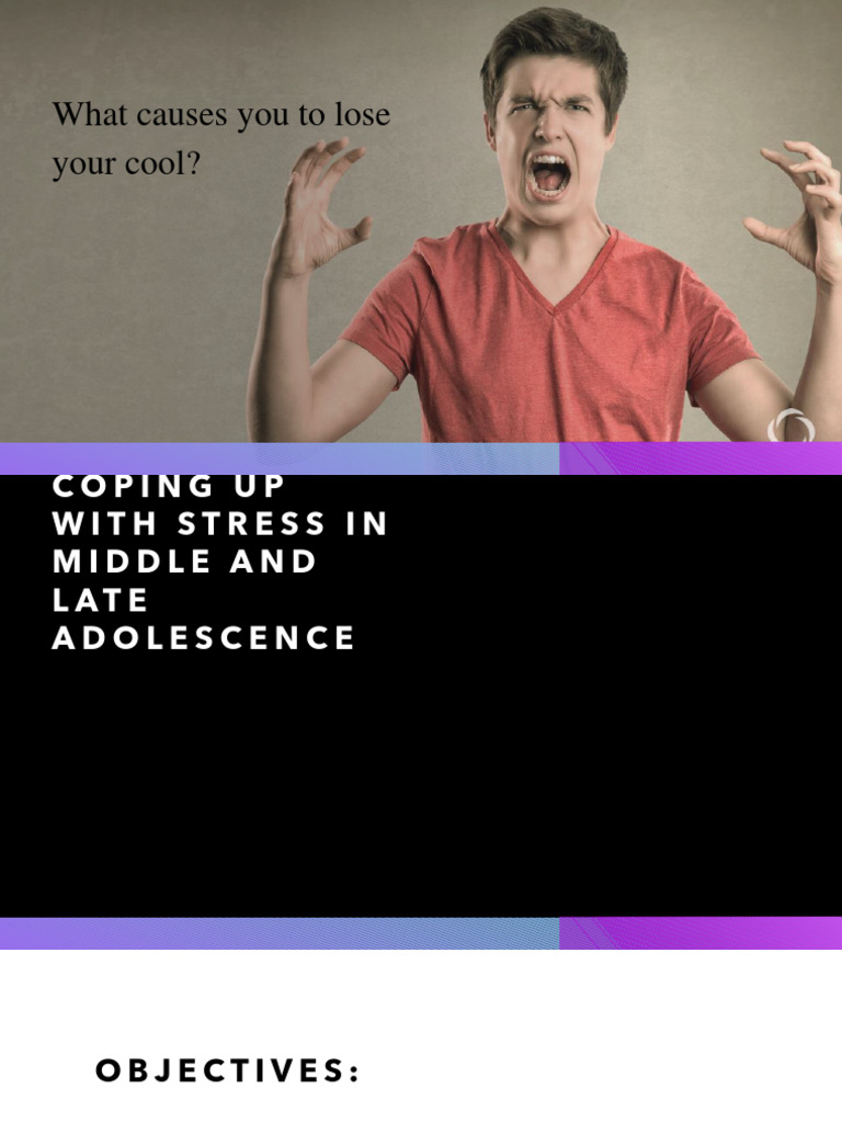 Coping With Stress in Middle and Late Adolescence | PDF