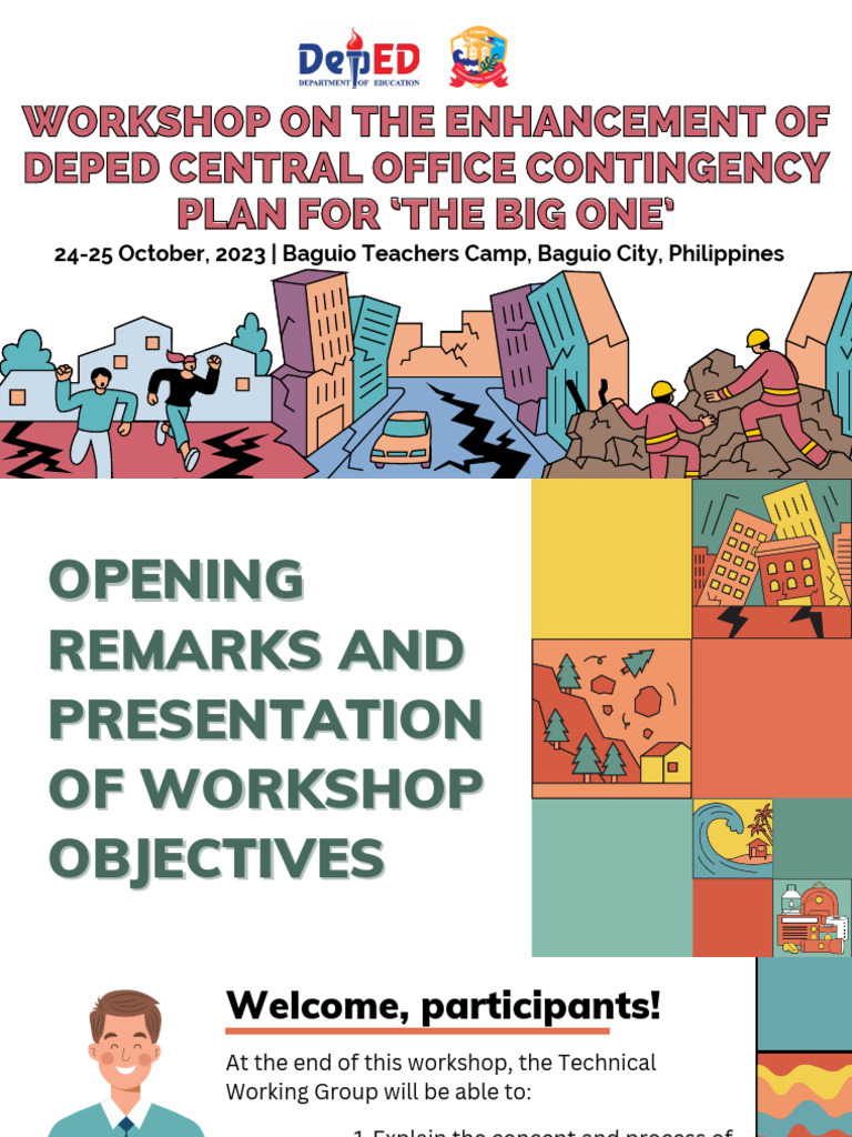DepED CO Contingency Planning For The Big One - PPT Presentation For ...
