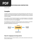 Compiler Lecture 3 4 5