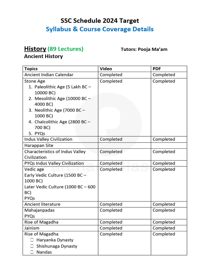 SSC History Schedule Target 2024_25409563_2023_11_18_23_08 PDF