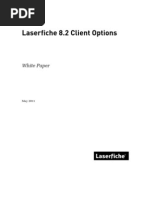 Laser Fiche 8.2 Client Options