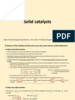 CHE S402 Chapter 4 Solid Catalysts Part3