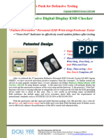 To Release GZ-100 Defensive Digital Display ESD Checker New Footplate 201910 20221205163056500