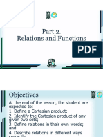 Part 2 of 3. Relations and Functions