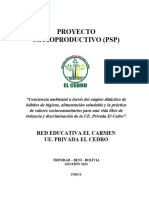 Proyecto Socioproductivo Cedro - 2023