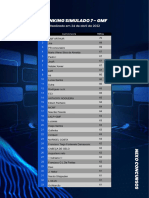 Ranking - Simulado 7 - GMF - Nexoconcursos