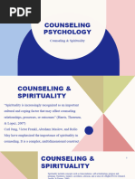 Counseling Psychology Spirituality