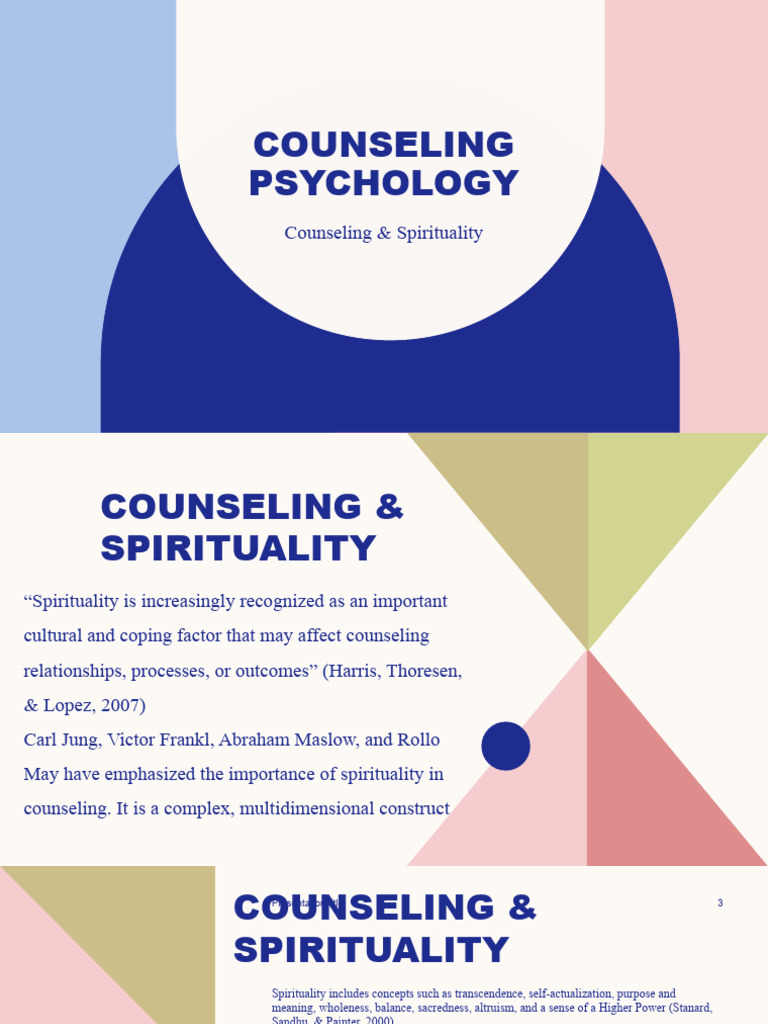 Importance of Spirituality in Counseling | PDF | Counseling Psychology ...