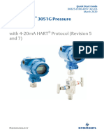 Quick Start Guide Rosemount 3051g Pressure Transmitter 4 20ma Hart Protocol Revision 5 7 en 5433924