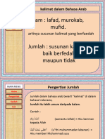 Jumlah Ismiyah Dan Fi'liyah