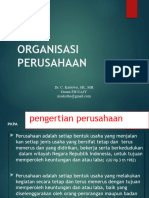 ORGANISASI Perusahaan