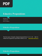 HUM 2 Final - Eductive Propositions