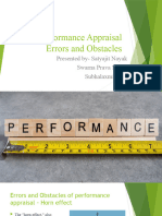 Performance Appraisal Errors and Obstacles-2