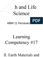 Earth and Life Science Learning Competency 17