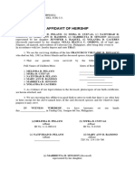 Affidavit of Heirship - HRS of Francisco Voltaire Donasco