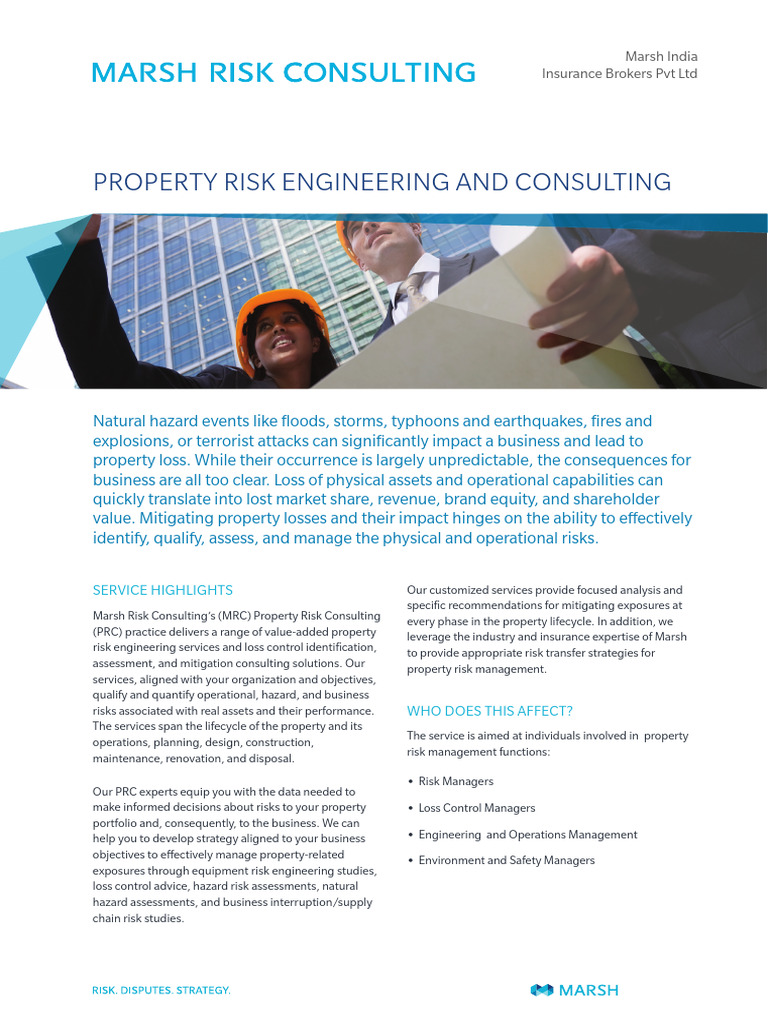Property Risk Engineering Consulting | PDF | Risk | Risk Management