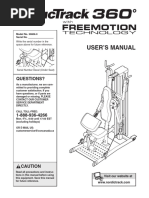 Product - Support - NordicTrack - 308060 - NORDICTRACK 360 WITH FREEMOTION TECHNOLOGY SYSTEM - 30806.0-241684