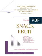 Temario Snack Fruit Cecyt