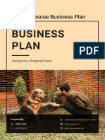Animal Rescue Business Plan Example Template
