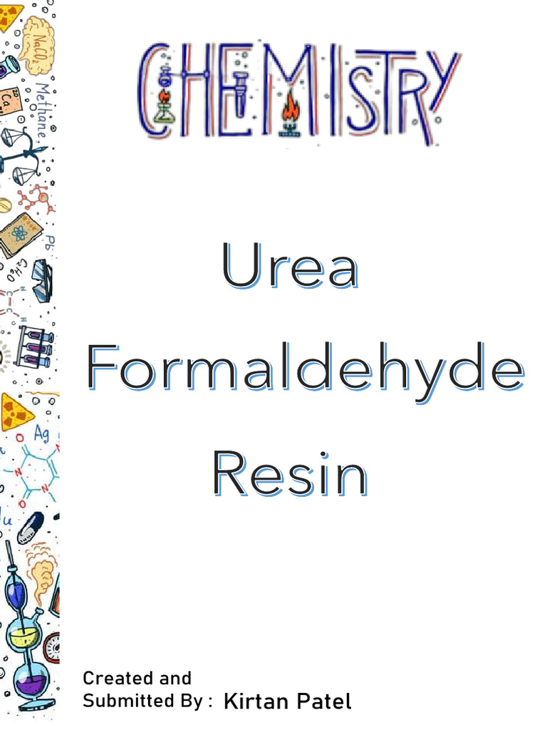 Urea Formaldehyde Resin PDF Materials Chemistry