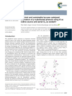 Efficient and Sustainable Laccase-Catalyzed Iodina