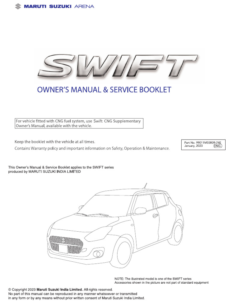 SWIFT Owners Manual, PDF, Vehicle Technology