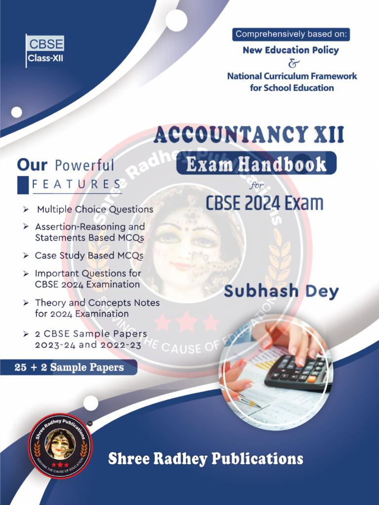 Accountancy XII Exam Handbook For 2024 Exam | PDF | Balance Sheet |  Financial Capital