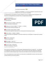 Exemple D'enregistrement Comptable D'un Fichier D'importation - FH 2021 (FR+AR 07p)