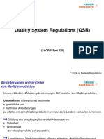 Präsentation SPIE Quality System Regulations 2023