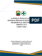 Kestrad Laporan Pemantauan TW 1 TH 2023