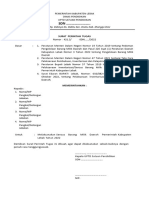 Surat Perintah Tugas Tim Inventarisasi BMD Kabupaten Lebak