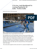 From Mumbai To Goa, and Jharkhand To Kerala, The Growing Popularity of Pickleball in India - Forbes India