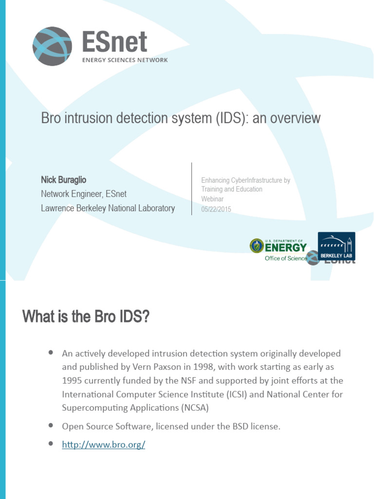 Bro Tutorial Slides | PDF