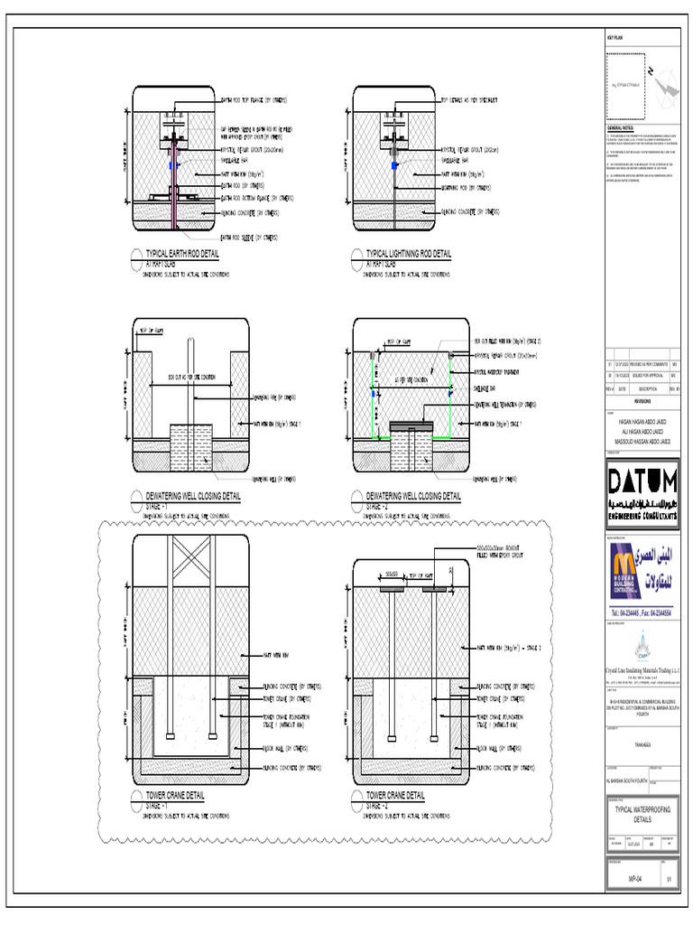 Dewatering Well and Crane Details | PDF | Civil Engineering | Real Estate