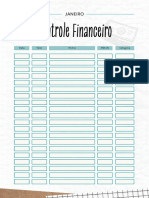 Planner 2022 - Controle Financeiro - para Impressão