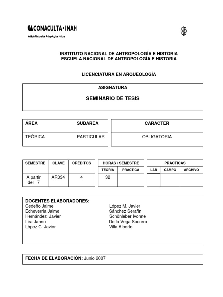 Seminario De Tesis Pdf