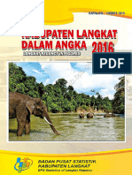 Kabupaten Langkat Dalam Angka 2016