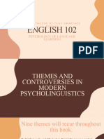 Themes and Controversies in Modern Psycholinguistics