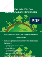 Kegiatan Industri Dan Dampaknya Bagi Lingkungan