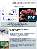 Mata Kuliah Mikrobiologi Terapan - 2019